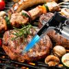 Culinary Butane Torch Lighter Refillable Blow Torch Adjustable Flame Kitchen Cooking BBQ Torch (Gas Not Included)