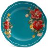 12-Piece Dinnerware Set, Teal